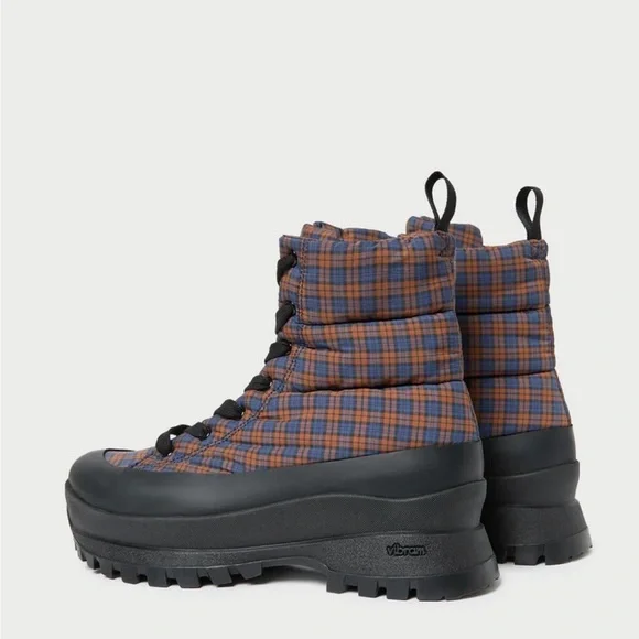 Loeffler Randall - Davey Navy/Rust Weather Boot - Picture 5 of 14